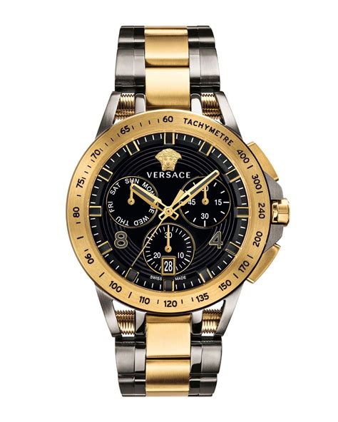 old versace watches|Versace men's watch gold.